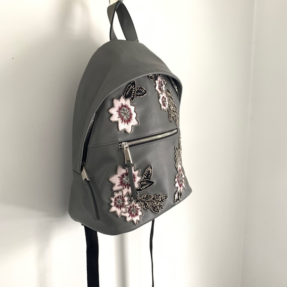 French Connection Embroidered Backpack - Picture 4 of 14
